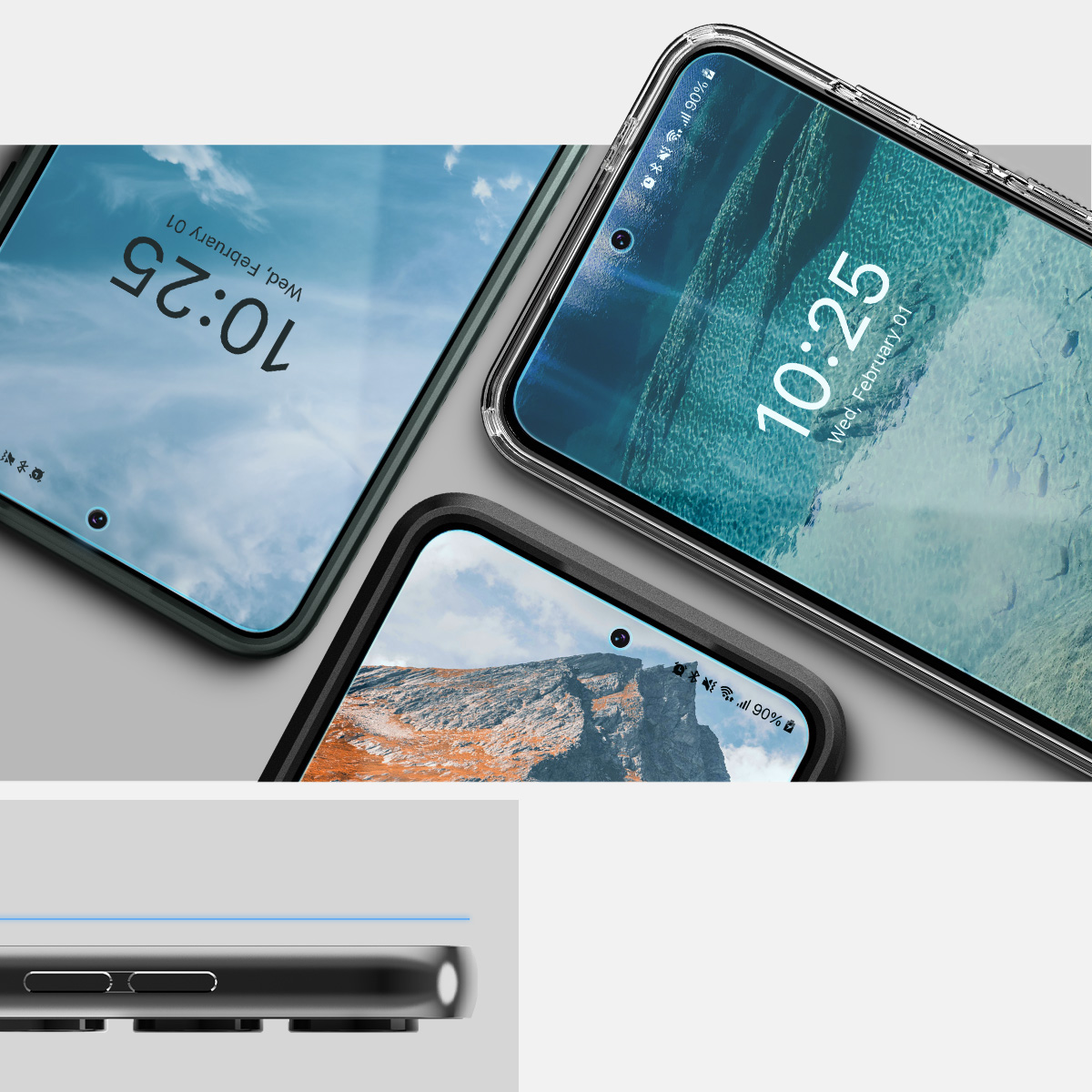 Flexible Folie Spigen Neo Flex Solid 2-Pack für Galaxy S24