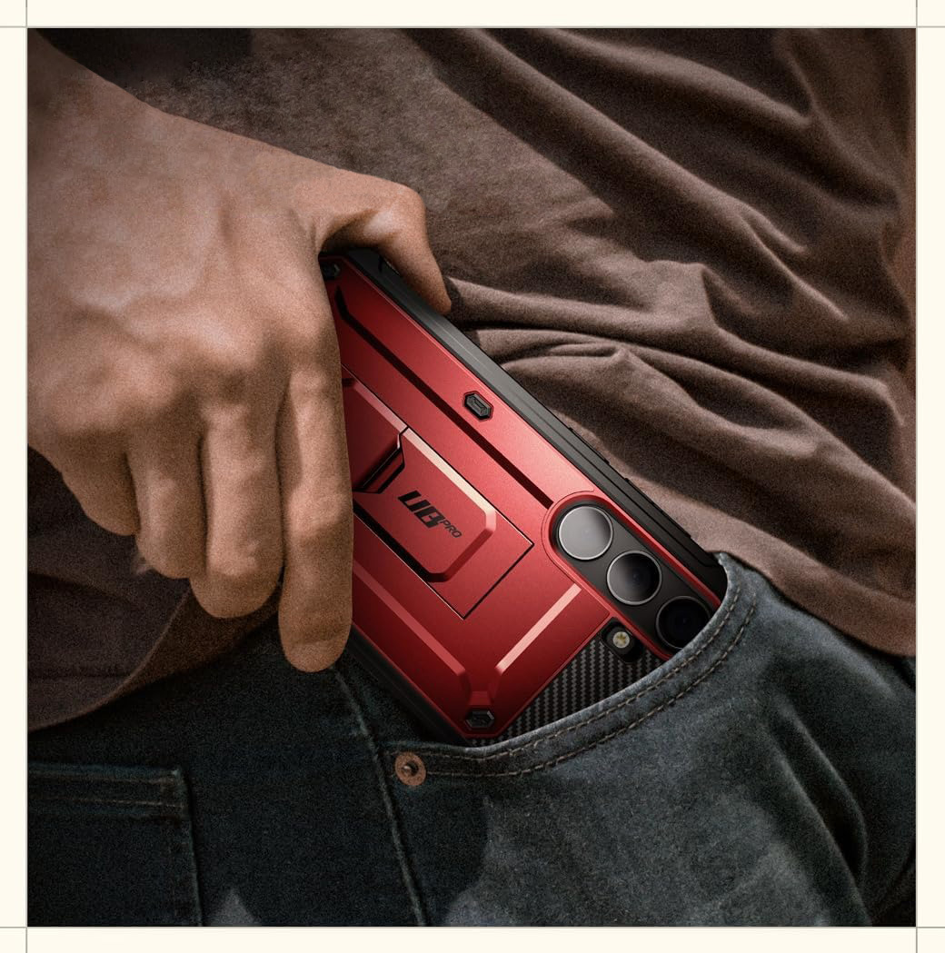 Hülle Supcase Unicorn Beetle Pro für Galaxy S24, Rot