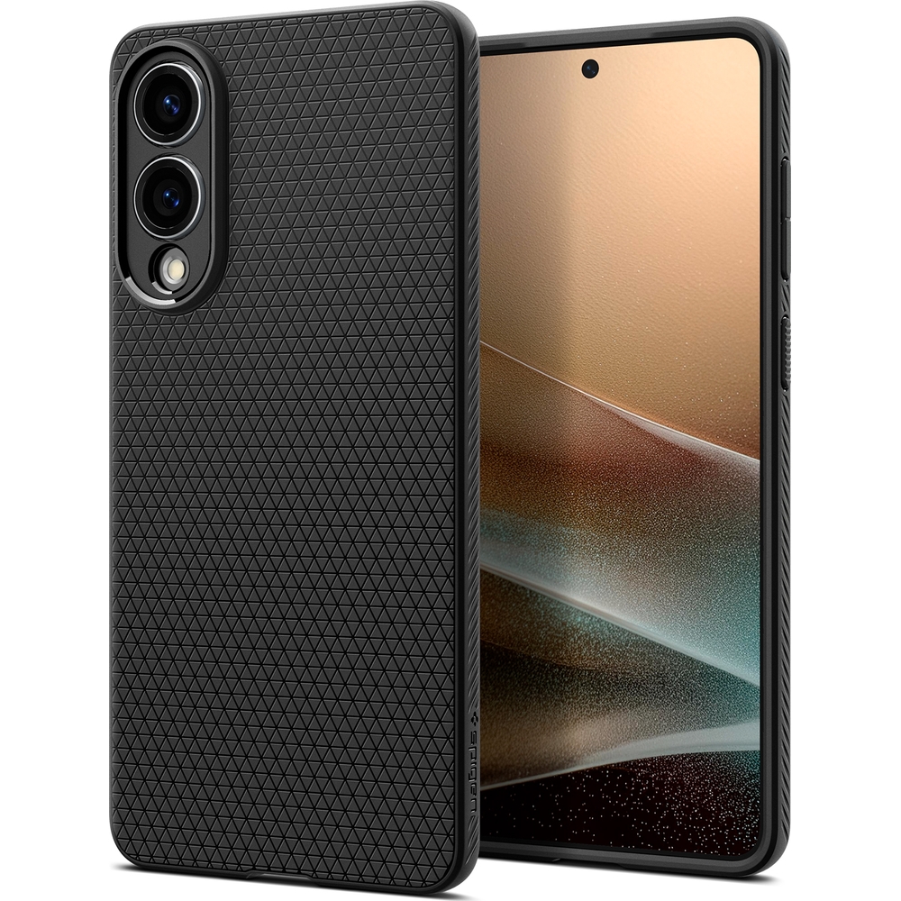 Etui Spigen Liquid Air do Samsung Galaxy S25 Edge, czarne