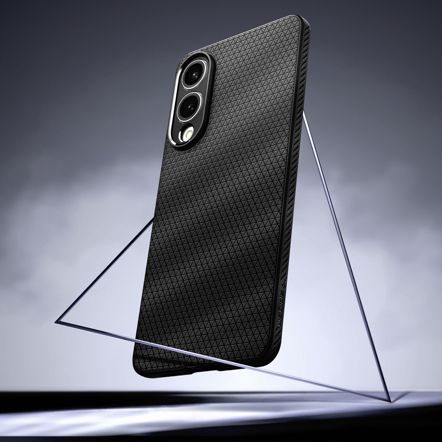 Etui Spigen Liquid Air do Samsung Galaxy S25 Edge, czarne
