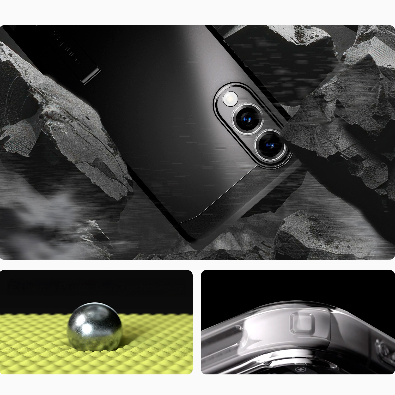 Etui Spigen Tough Armor Mag MagSafe do Samsung Galaxy S25 Edge, czarne