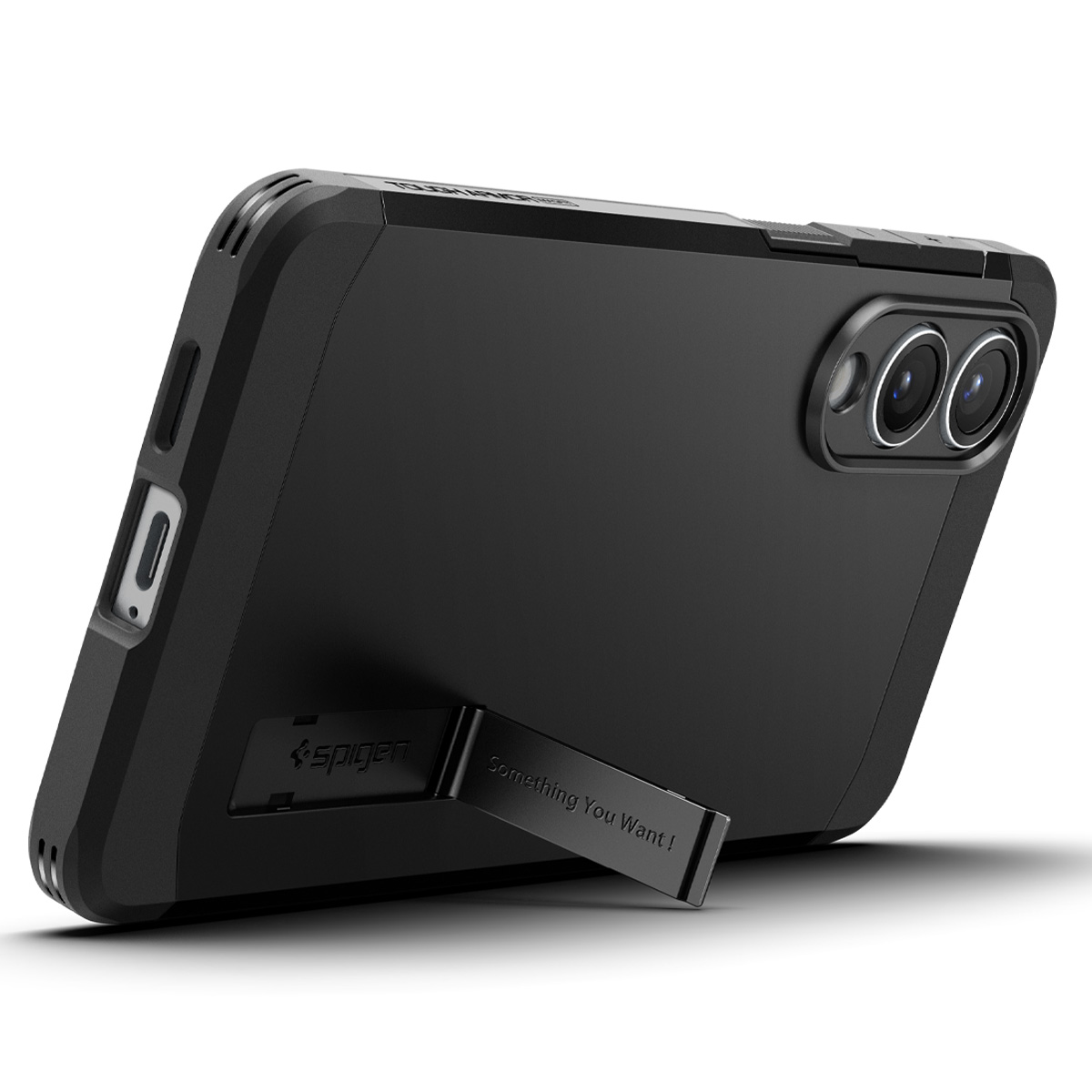 Etui Spigen Tough Armor Mag MagSafe do Samsung Galaxy S25 Edge, czarne