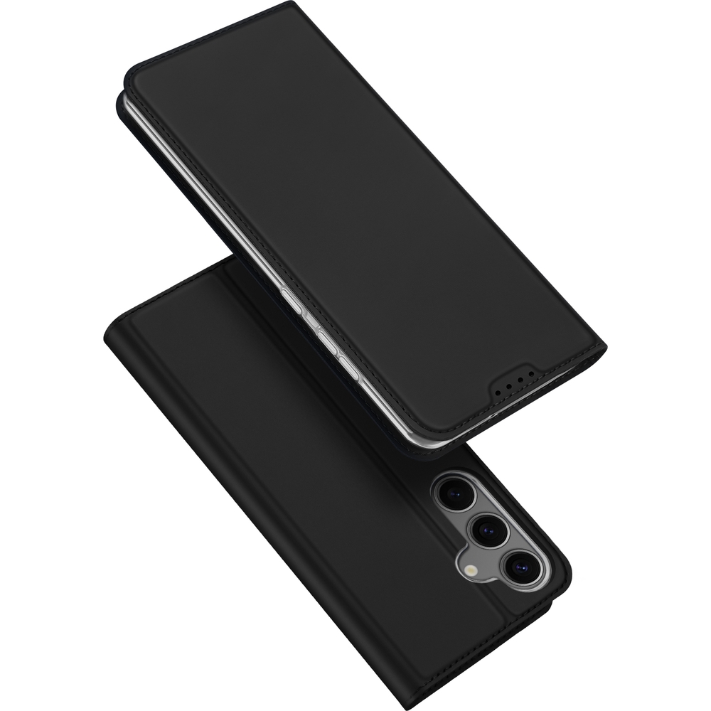 Etui z klapką Dux Ducis Skin Pro do Samsung Galaxy S25 Plus, czarne
