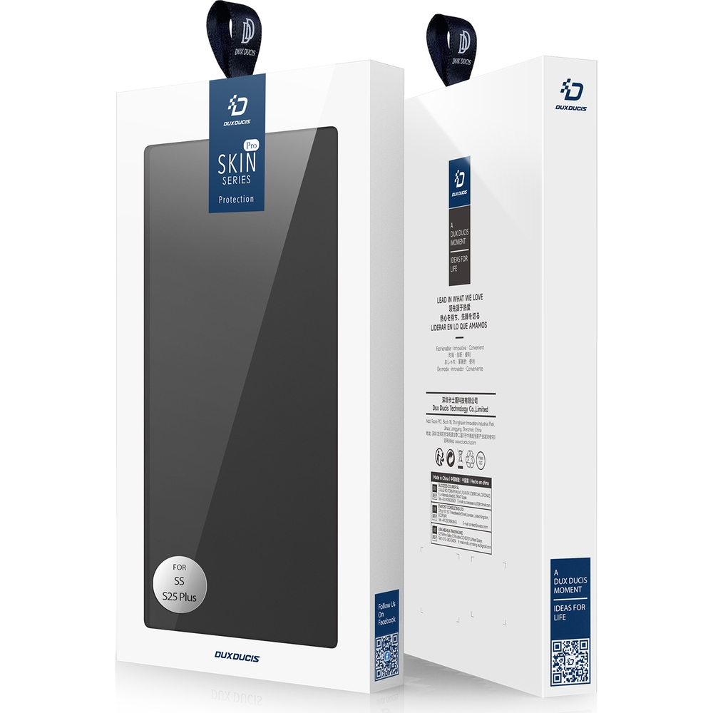 Etui z klapką Dux Ducis Skin Pro do Samsung Galaxy S25 Plus, czarne