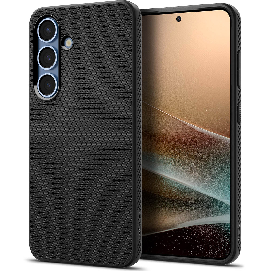 Etui Spigen Liquid Air do Samsung Galaxy S25 Plus, czarne
