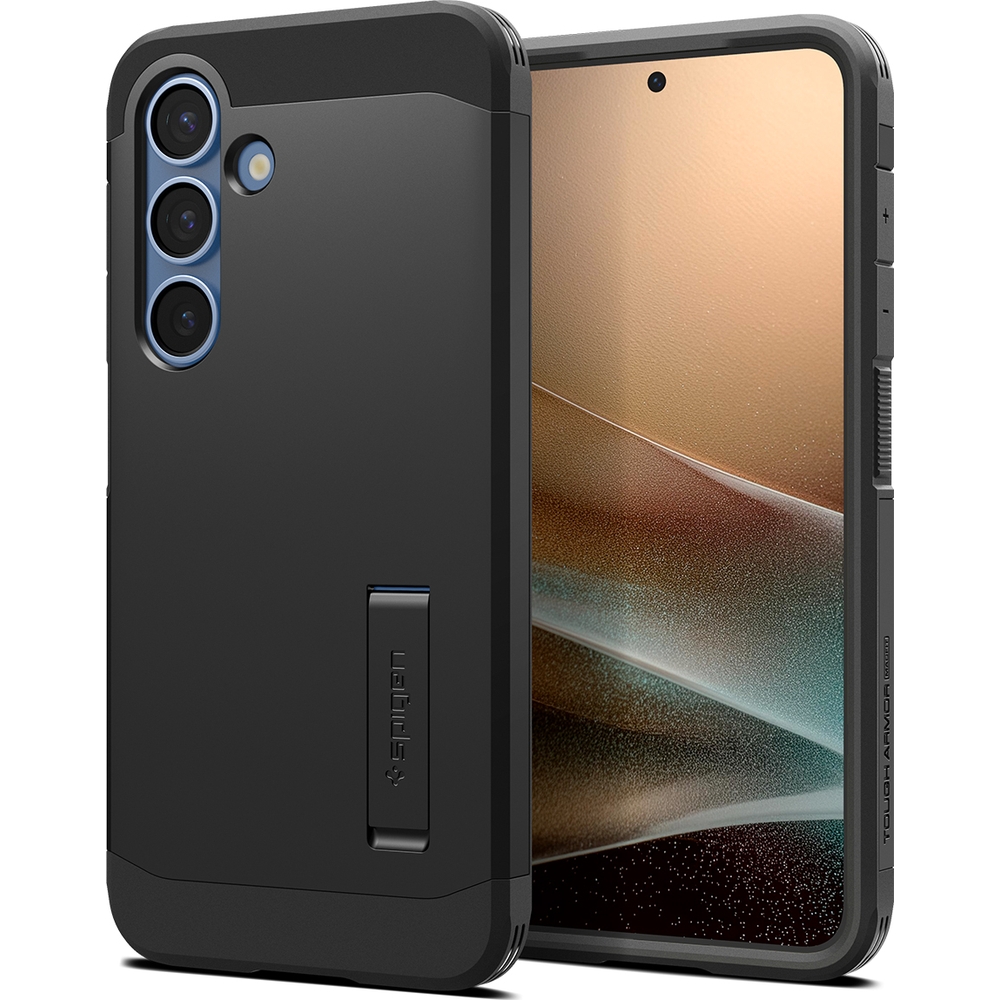 Etui Spigen Tough Armor Mag MagSafe do Samsung Galaxy S25 Plus, czarne