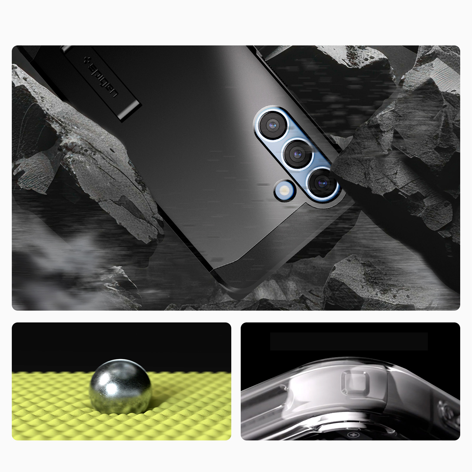 Etui Spigen Tough Armor Mag MagSafe do Samsung Galaxy S25 Plus, czarne