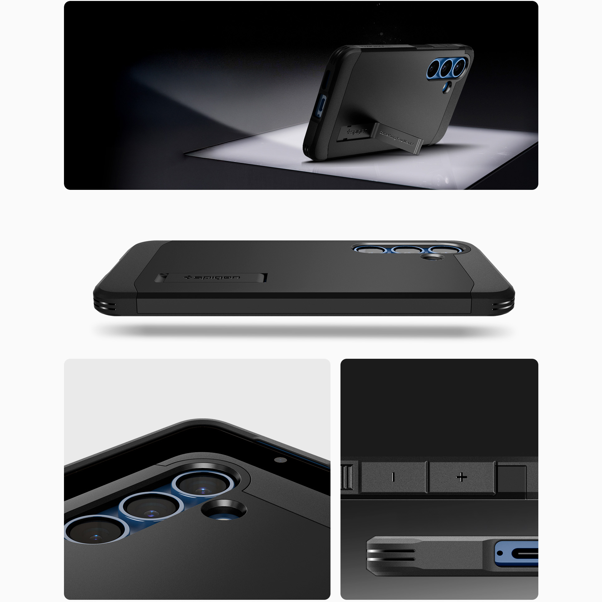 Etui Spigen Tough Armor Mag MagSafe do Samsung Galaxy S25 Plus, czarne
