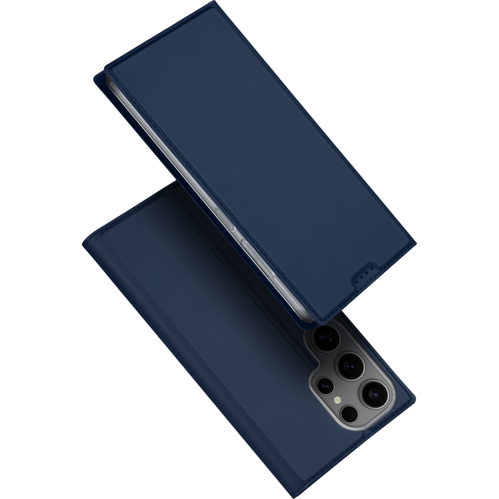 Etui z klapką Dux Ducis Skin Pro do Samsung Galaxy S25 Ultra, granatowe