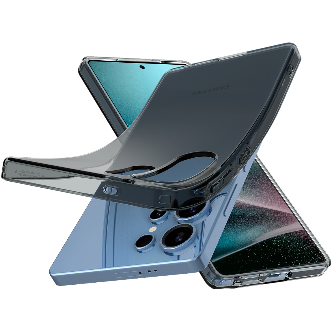 Etui Spigen Liquid Crystal do Samsung Galaxy S25 Ultra, przydymione