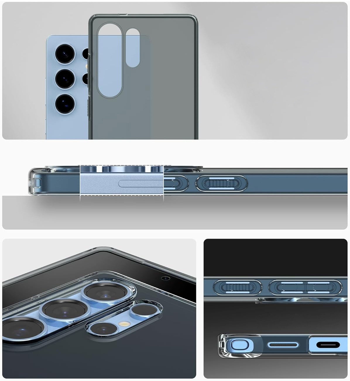 Etui Spigen Liquid Crystal do Samsung Galaxy S25 Ultra, przydymione