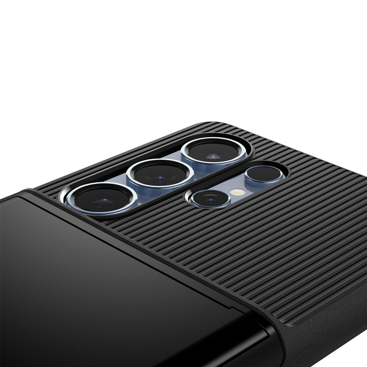 Etui ze schowkiem na karty Spigen Slim Armor CS do Samsung Galaxy S25 Ultra, czarne