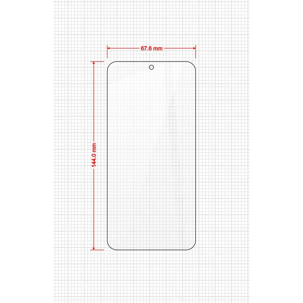 Szkło hybrydowe na ekran z aplikatorem Grizz HybridGlass Easy do Samsung Galaxy S25