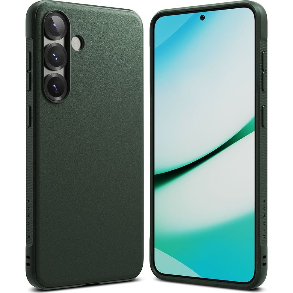Etui Ringke Onyx do Samsung Galaxy S25, ciemnozielone