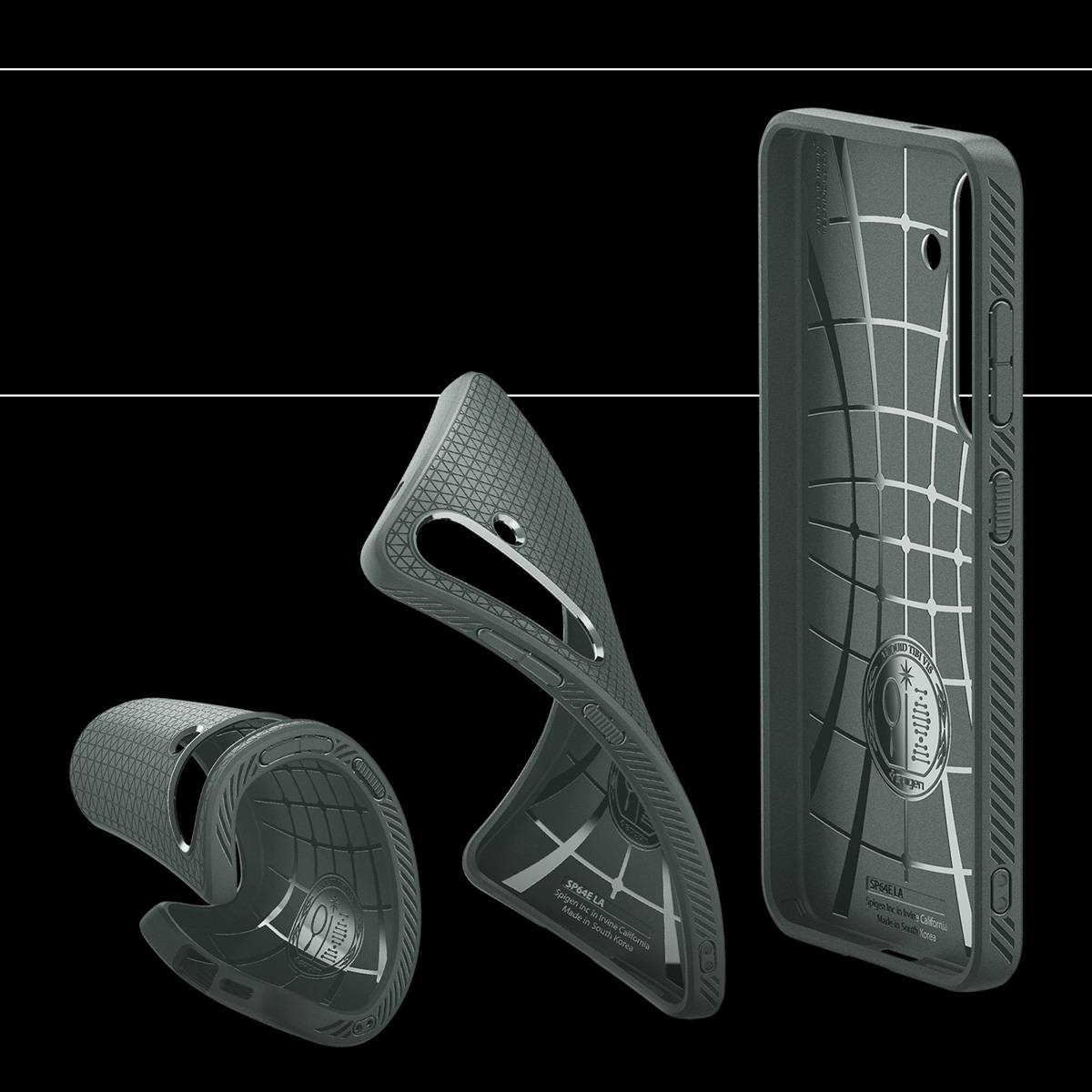 Etui Spigen Liquid Air do Samsung Galaxy S25, zielone