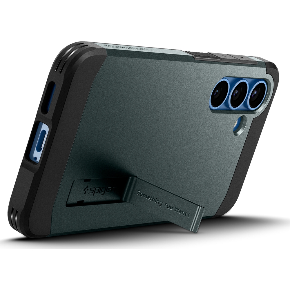 Etui Spigen Tough Armor Mag MagSafe do Samsung Galaxy S25, zielone