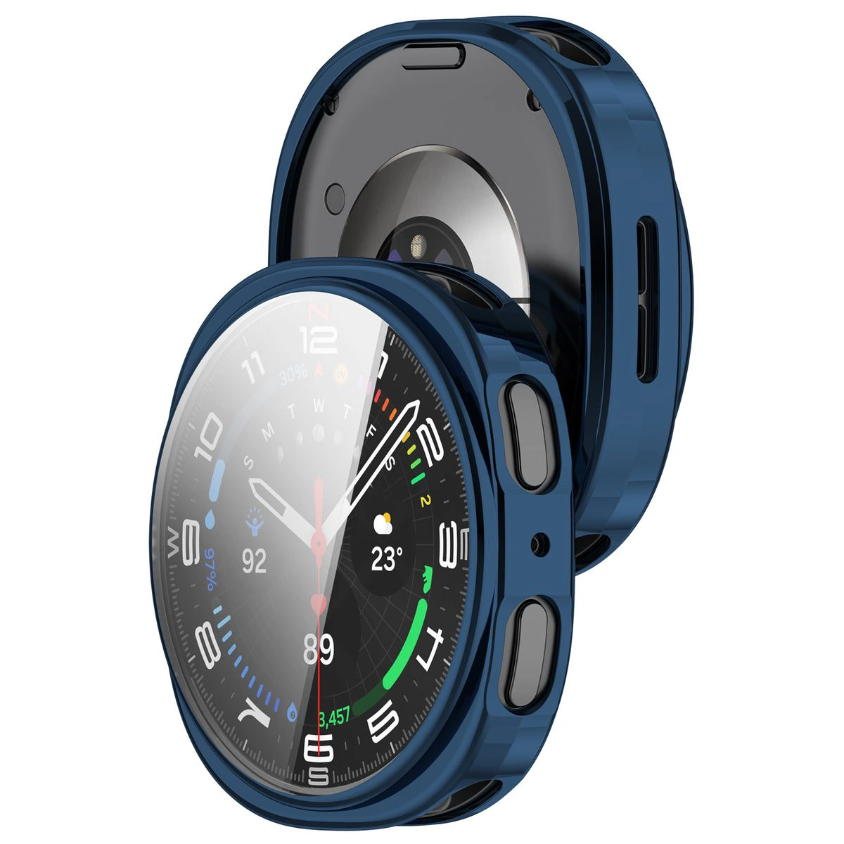 Front oraz przód etui Bizon Case Watch Felipe dla Galaxy Watch 9/8 40 mm