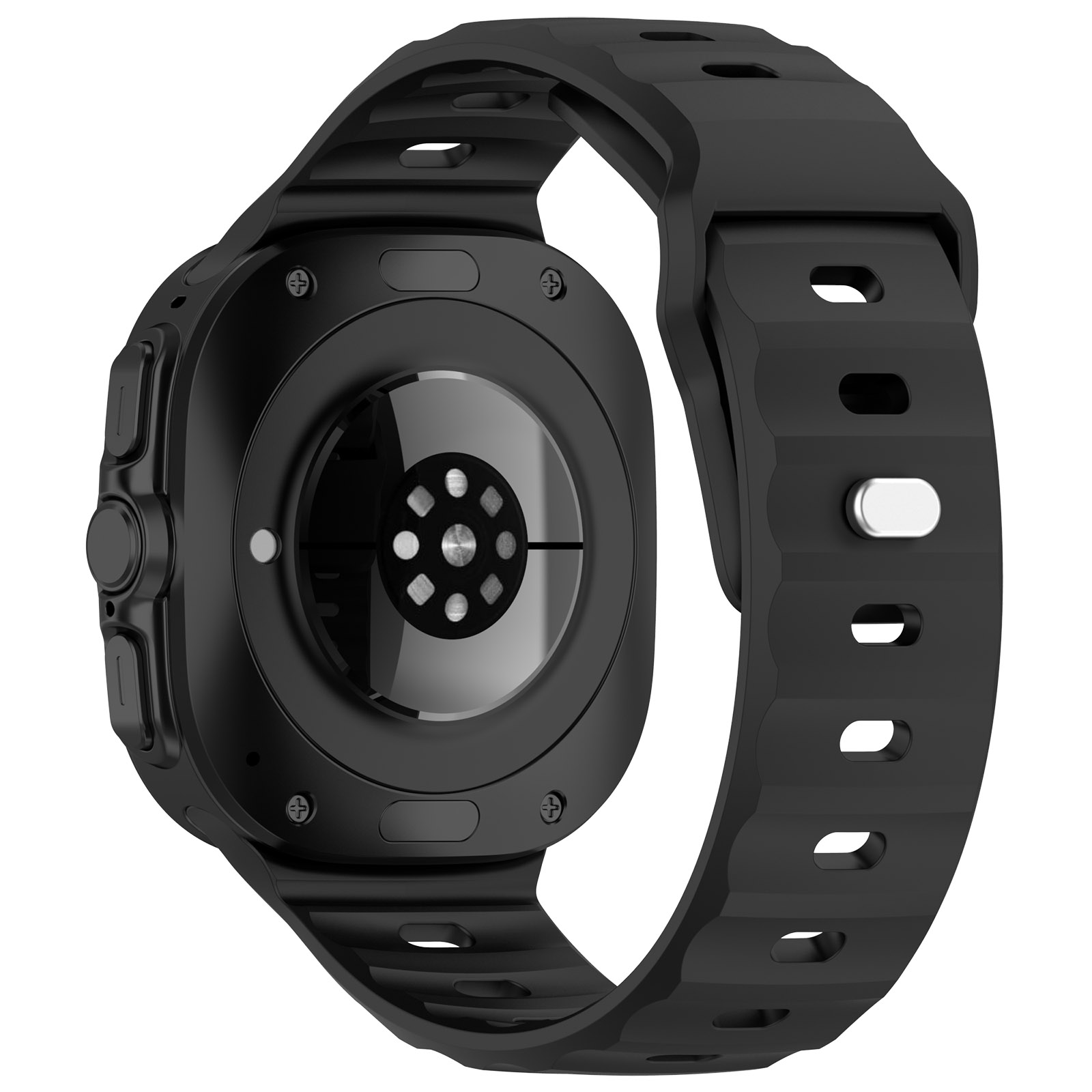Silikonowy pasek Bizon Strap Watch Silicone G ukazany od tyłu