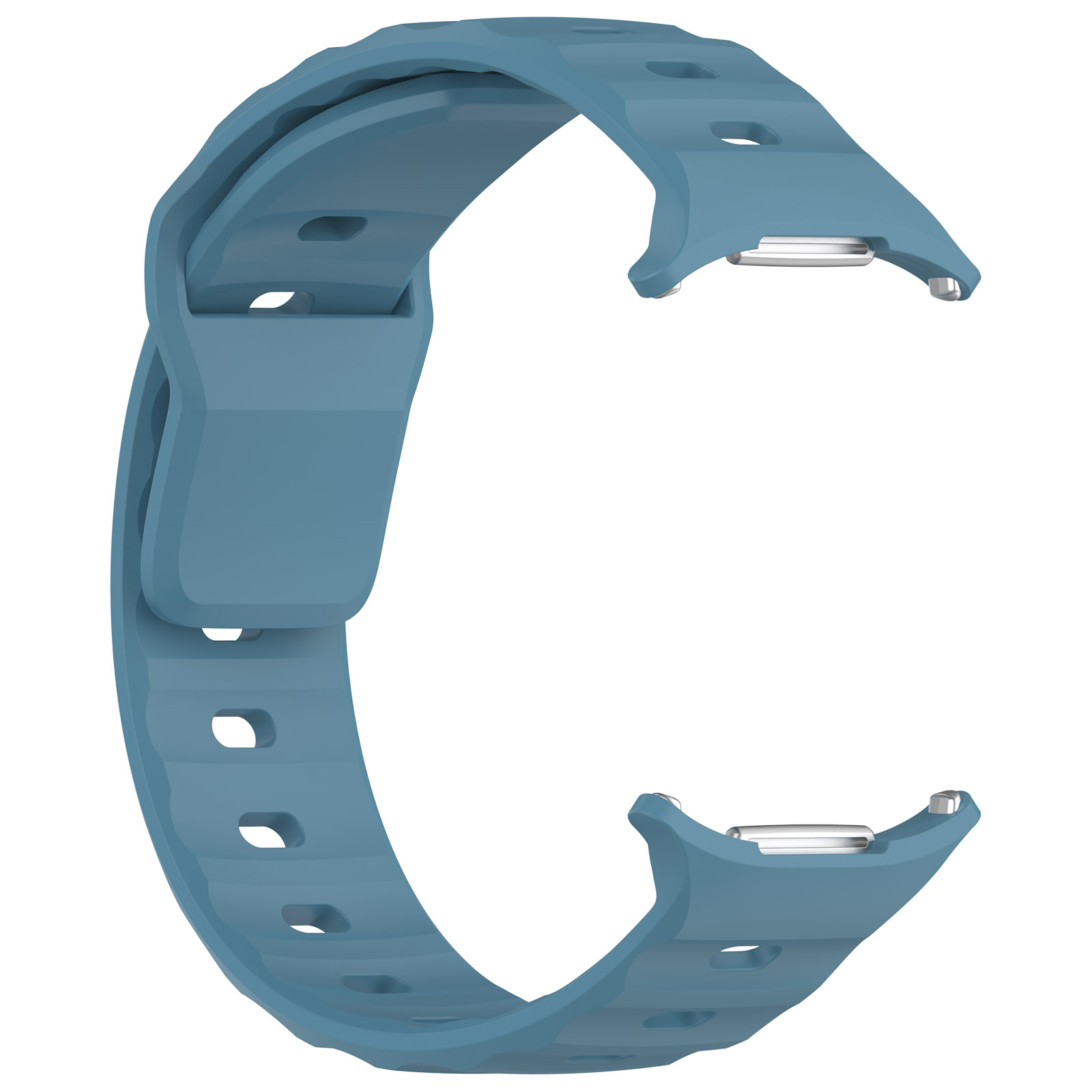 Silikonowy pasek Bizon Strap Watch Silicone G ustawiony od strony zapięcia 