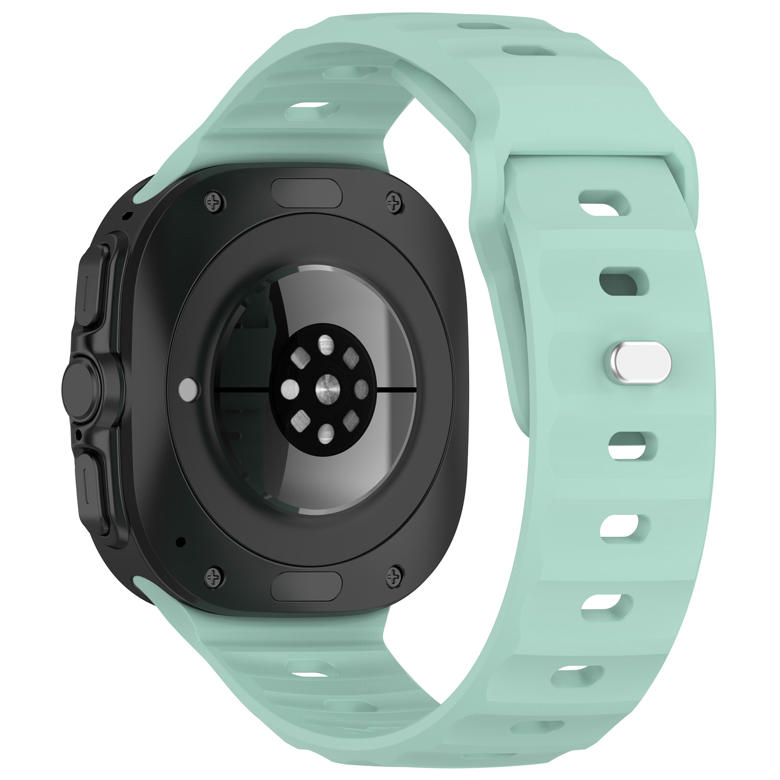 Silikonowy pasek Bizon Strap Watch Silicone G ukazany od tyłu