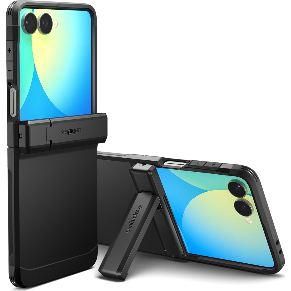 Etui Spigen Tough Armor Pro Mag do MagSafe do Samsung Galaxy Z Flip7, czarne