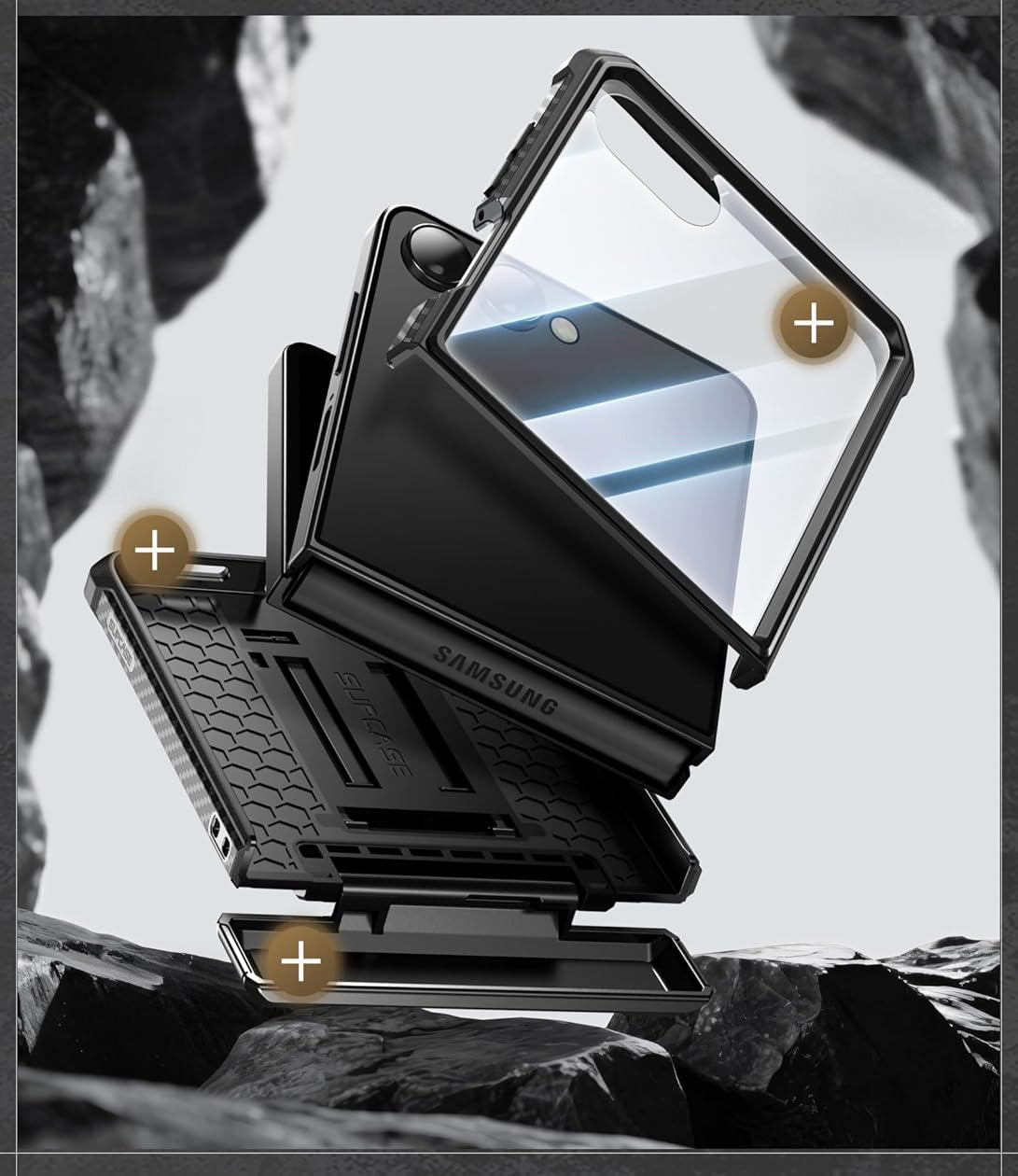 Etui pancerne Supcase Unicorn Beetle Pro do Galaxy Z Flip7