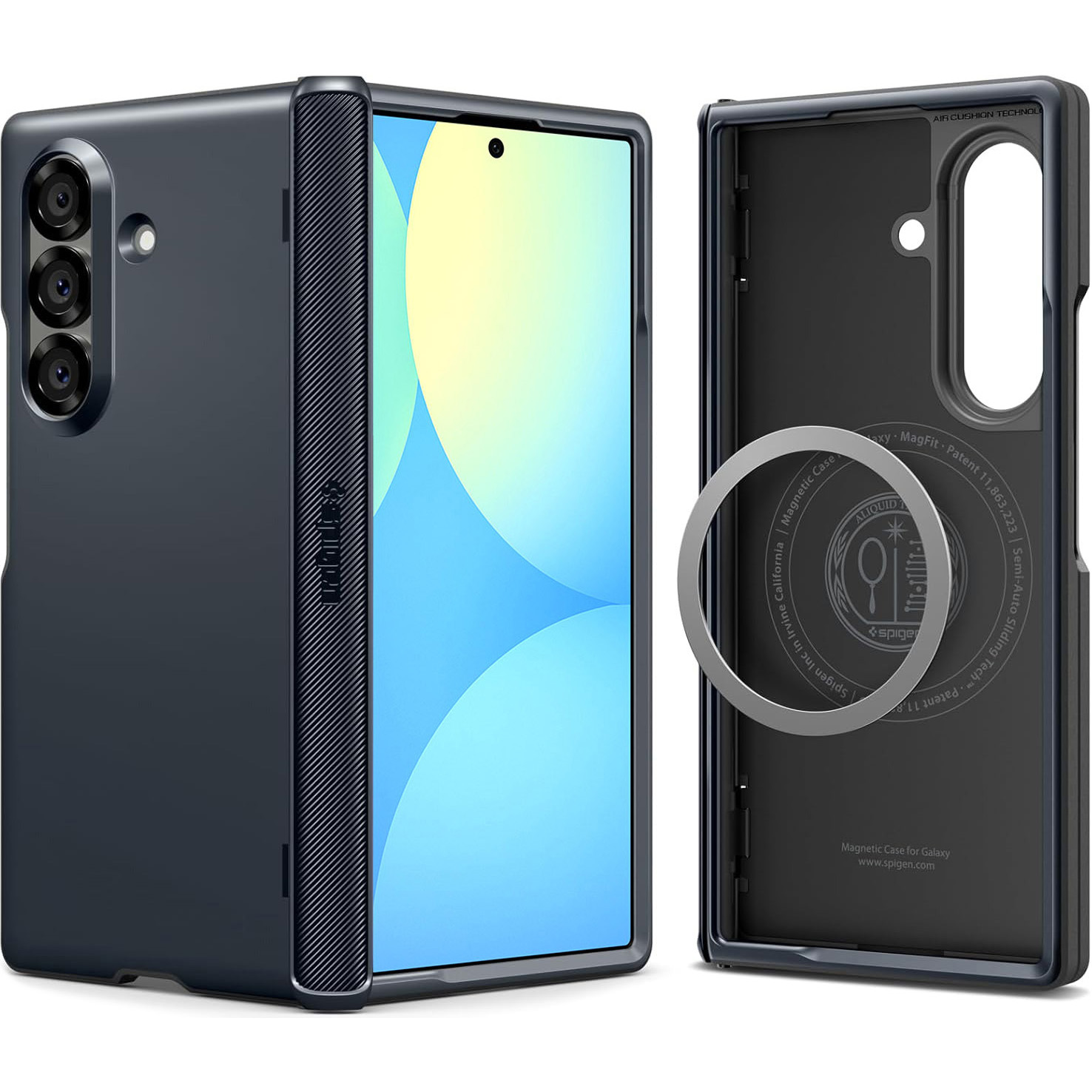 Etui Spigen Slim Armor Pro Mag do Samsung Galaxy Z Fold7, grafitowe