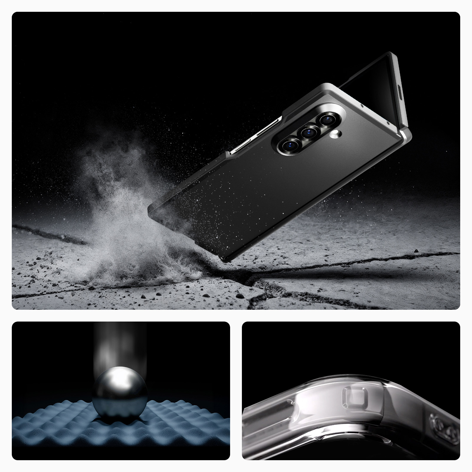 Etui Spigen Tough Armor Pro Mag do MagSafe do Samsung Galaxy Z Fold7, czarne