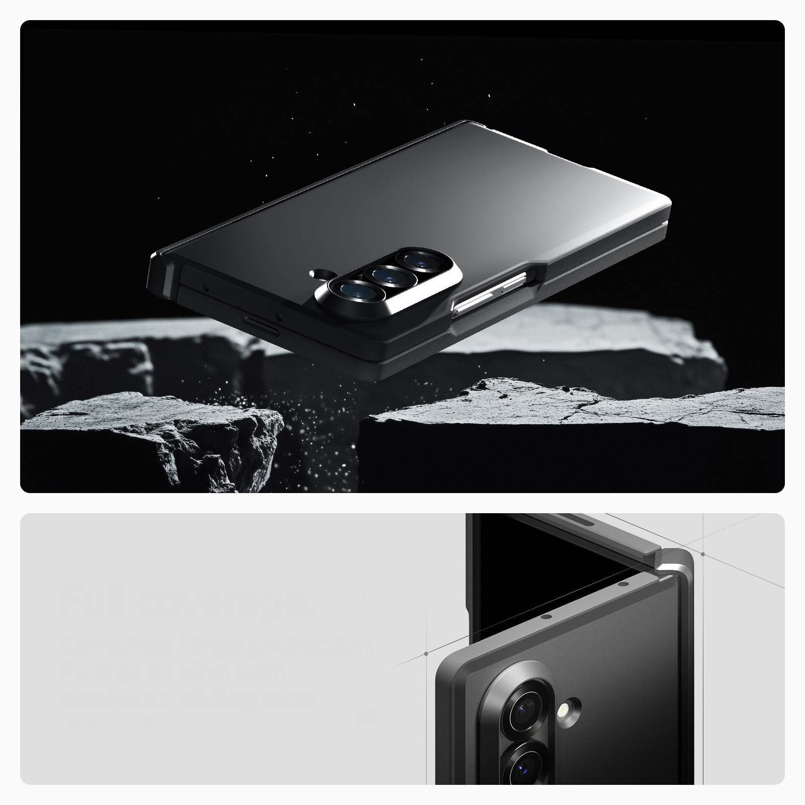 Etui Spigen Tough Armor Pro Mag do MagSafe do Samsung Galaxy Z Fold7, czarne