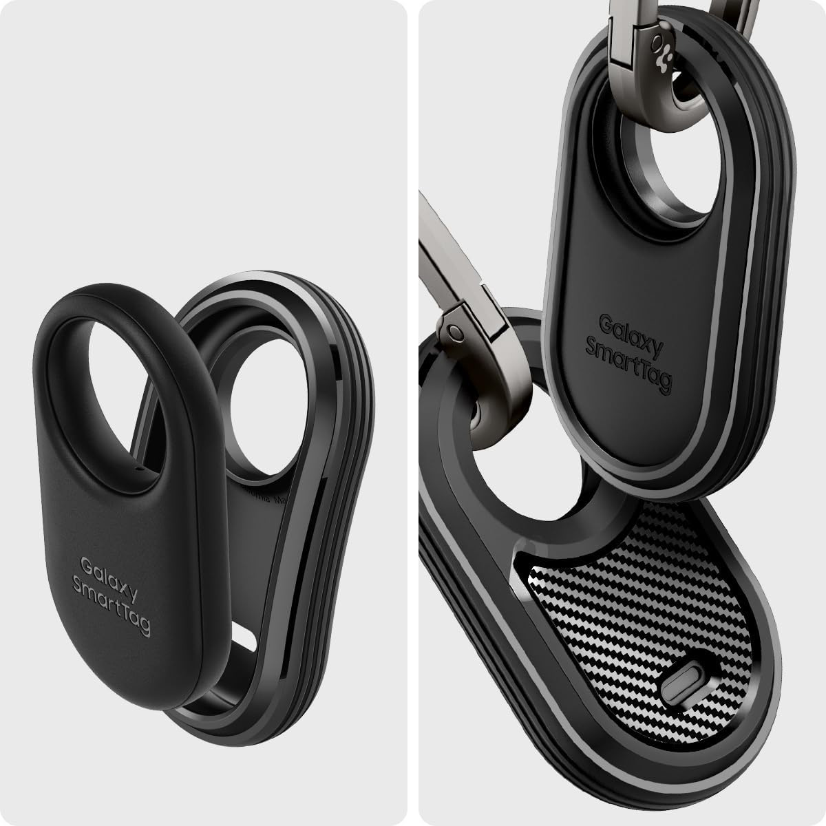 Etui Spigen Rugged Armor do Galaxy SmartTag 2, czarne