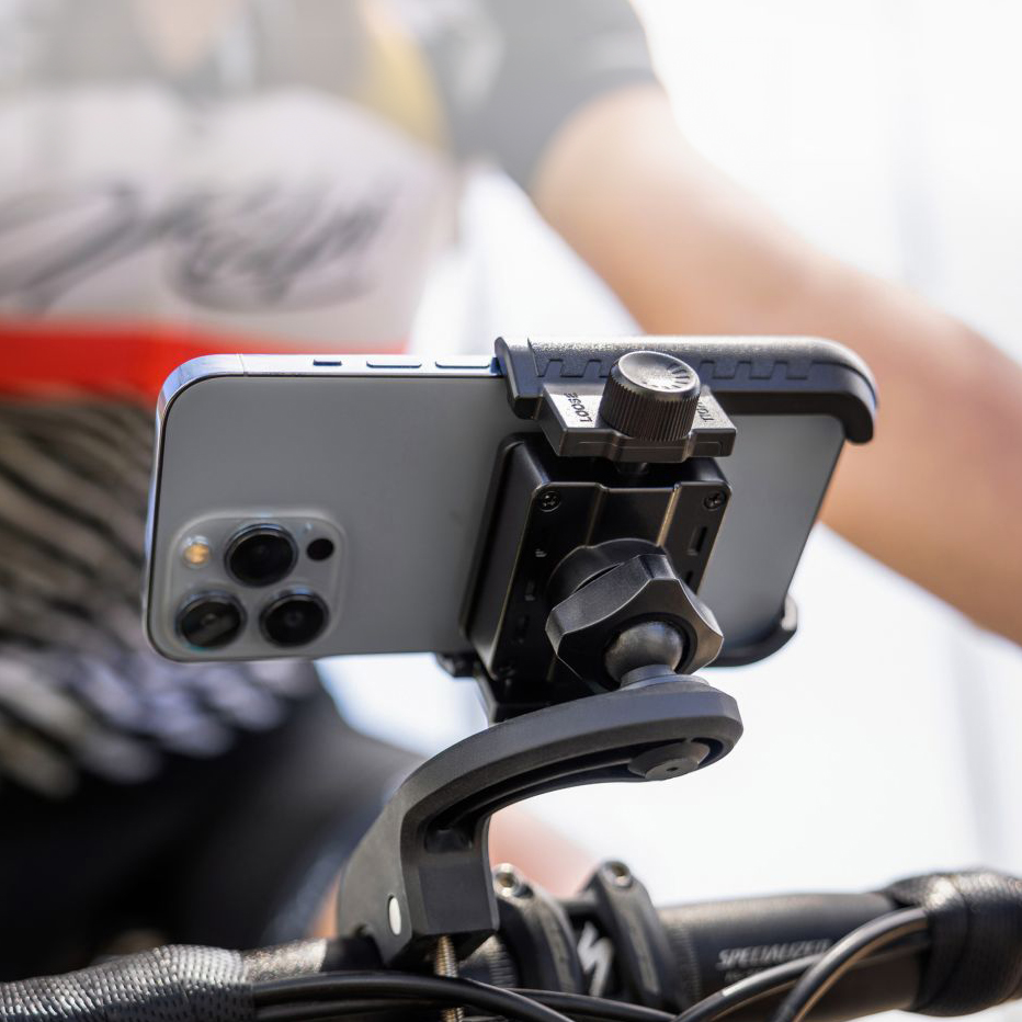 Bikee Plus Vista, Fixed, uchwyt rowerowy, ochrona telefonu, silikonowe podkładki, trzymanie na wybojach, jazda bezpieczna