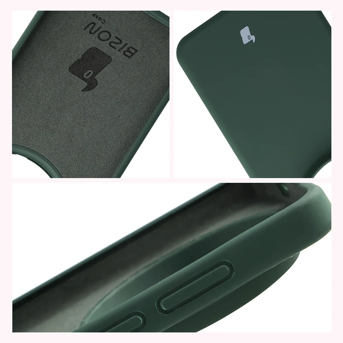 Konstrukcja etui Bizon Soft Case: zintegrowane osłony, podwyższone krawędzie i wyściółka z mikrofibry do Vivo X300 Ultra