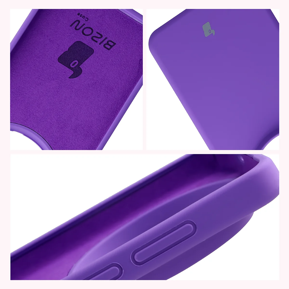 Konstrukcja etui Bizon Soft Case: zintegrowane osłony, podwyższone krawędzie i wyściółka z mikrofibry do Vivo X300 Ultra