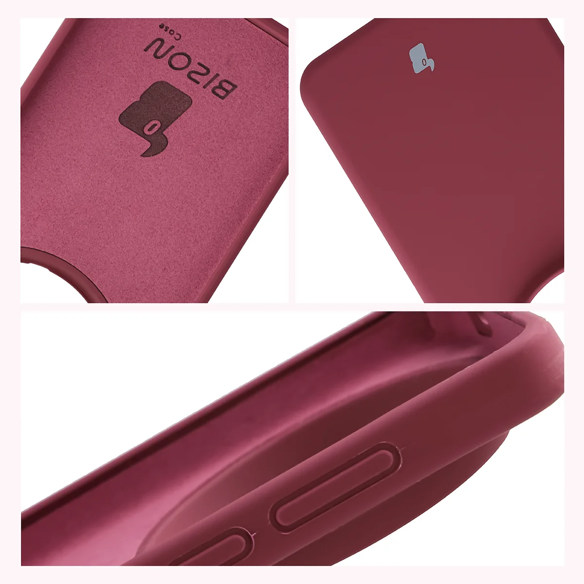 Konstrukcja etui Bizon Soft Case: zintegrowane osłony, podwyższone krawędzie i wyściółka z mikrofibry do Vivo X300 Ultra