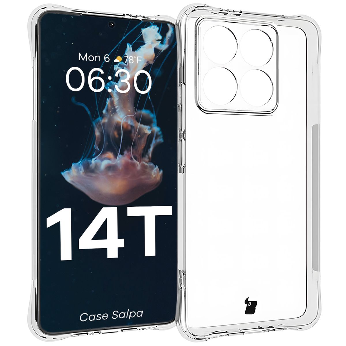 Przezroczyste etui Bizon Case Salpa do Xiaomi 14T