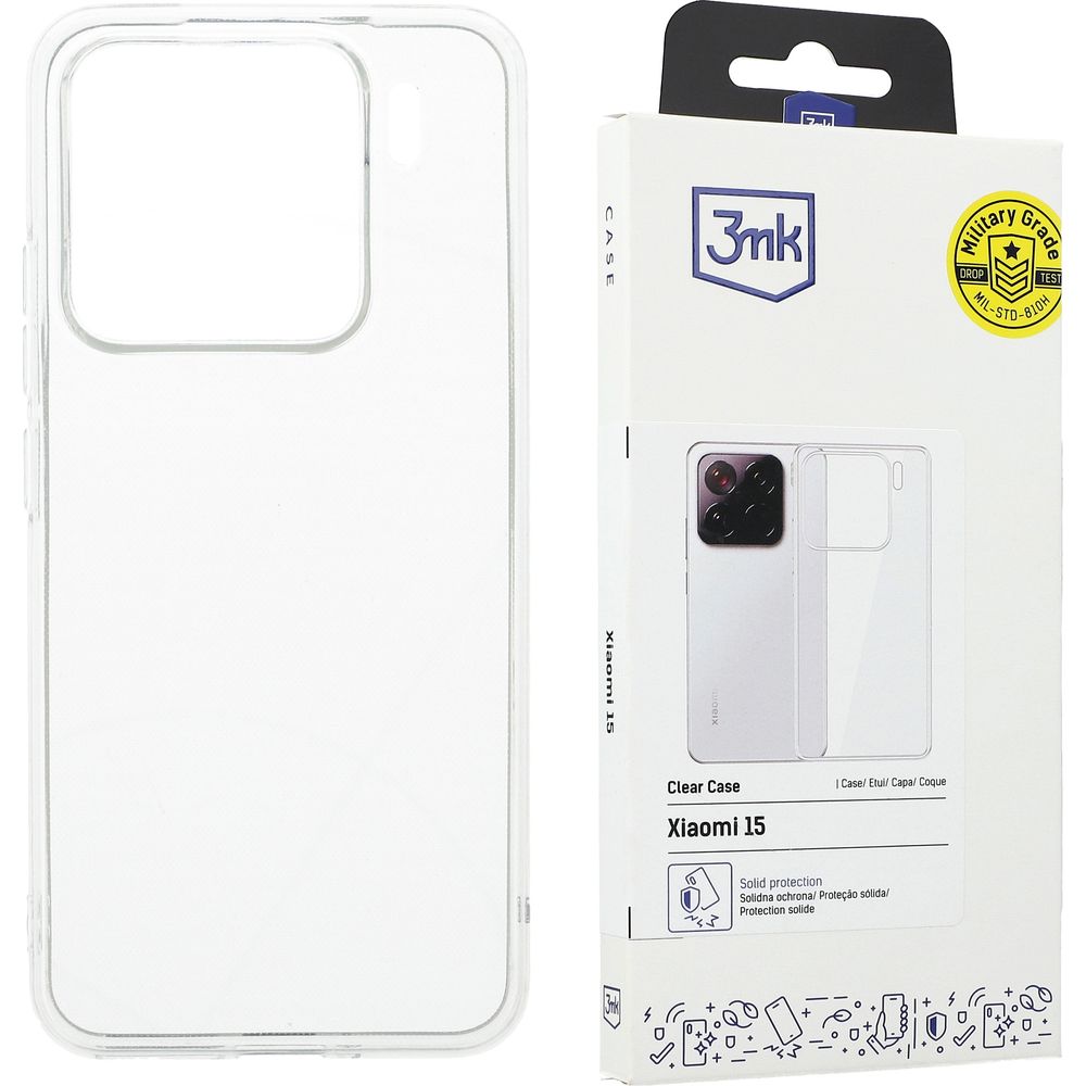 Etui 3mk Clear Case do Xiaomi 15, przezroczyste