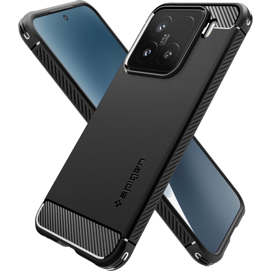 Etui Spigen Rugged Armor do Xiaomi 15, czarne