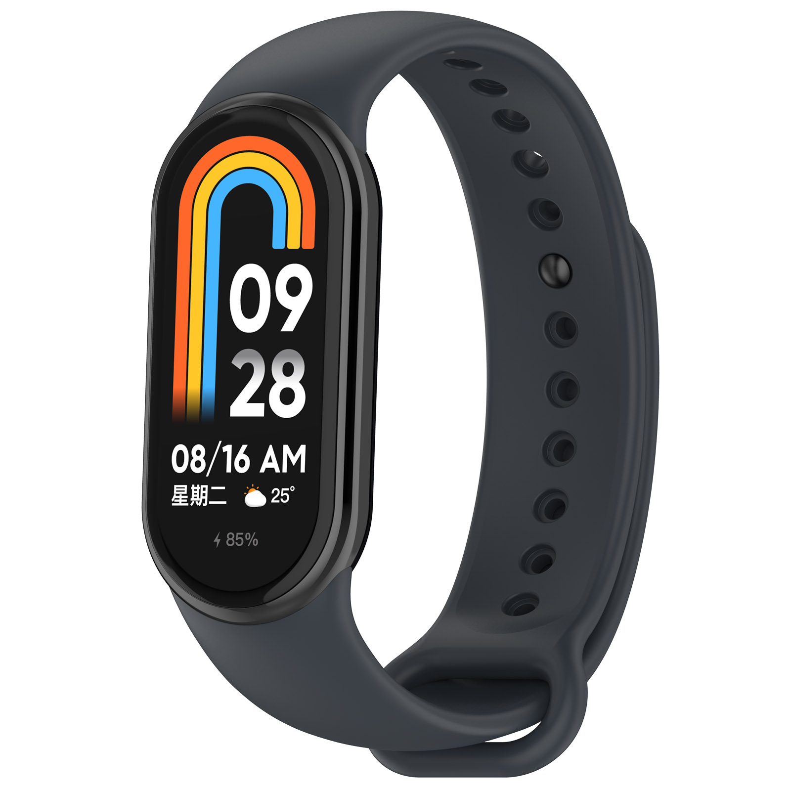 Silikonowy pasek Bizon Strap Watch Dots do Xiaomi Smart Band 10 / 9 / 9 NFC / 8