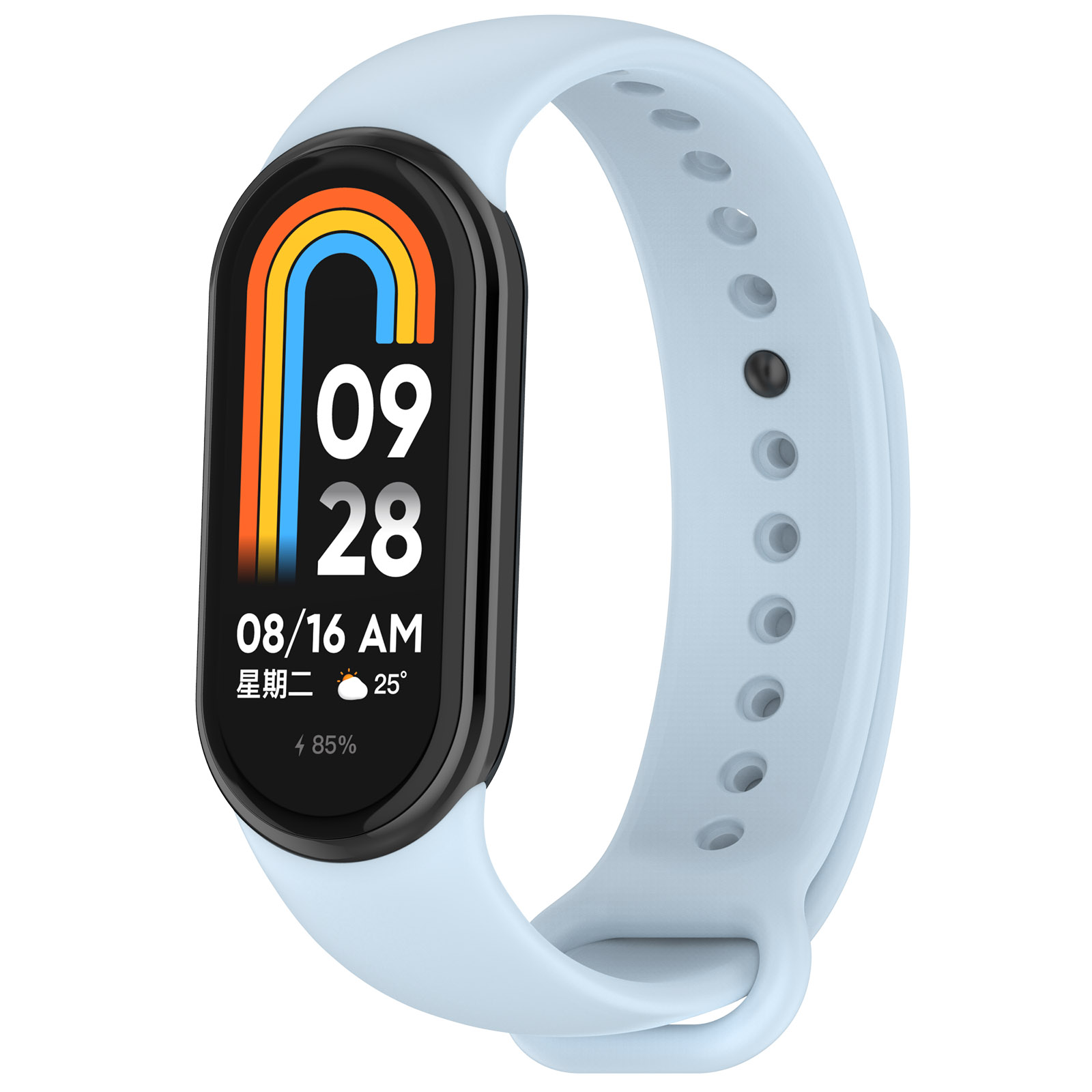 Silikonowy pasek Bizon Strap Watch Dots do Xiaomi Smart Band 10 / 9 / 9 NFC / 8