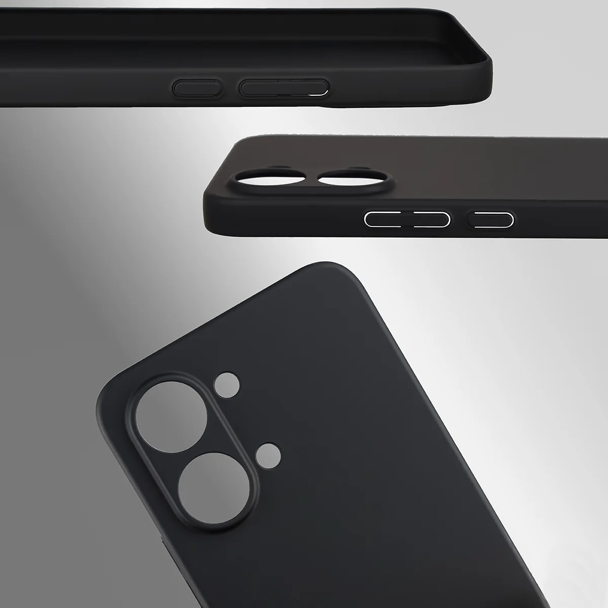 Dedykowane wycięcia i podwyższone krawędzie aparatu i ekranu w etui Bizon Case Łupka do Xiaomi POCO X8 Pro Max
