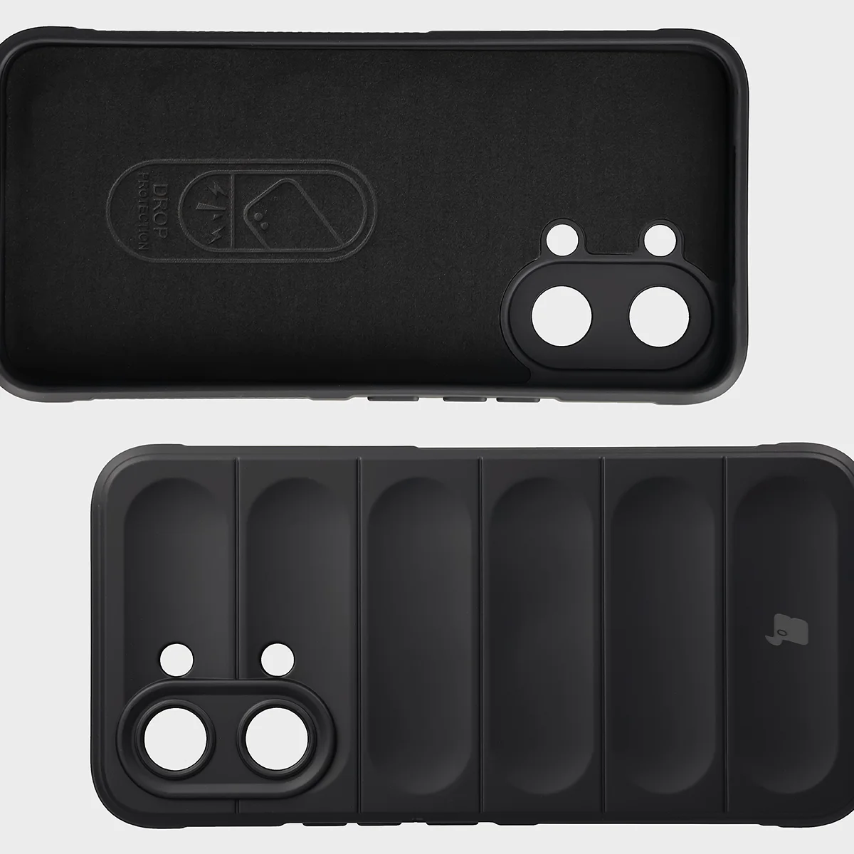 Wyściółka z mikrofibry, wyżłobienia na pleckach i wzmocnione narożniki w etui Bizon Case Tur do Xiaomi POCO X8 Pro Max