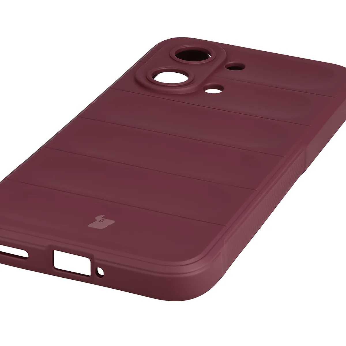 Precyzyjne wycięcia i kompatybilność z ładowaniem indukcyjnym w etui Bizon Case Tur do Xiaomi POCO X8 Pro Max