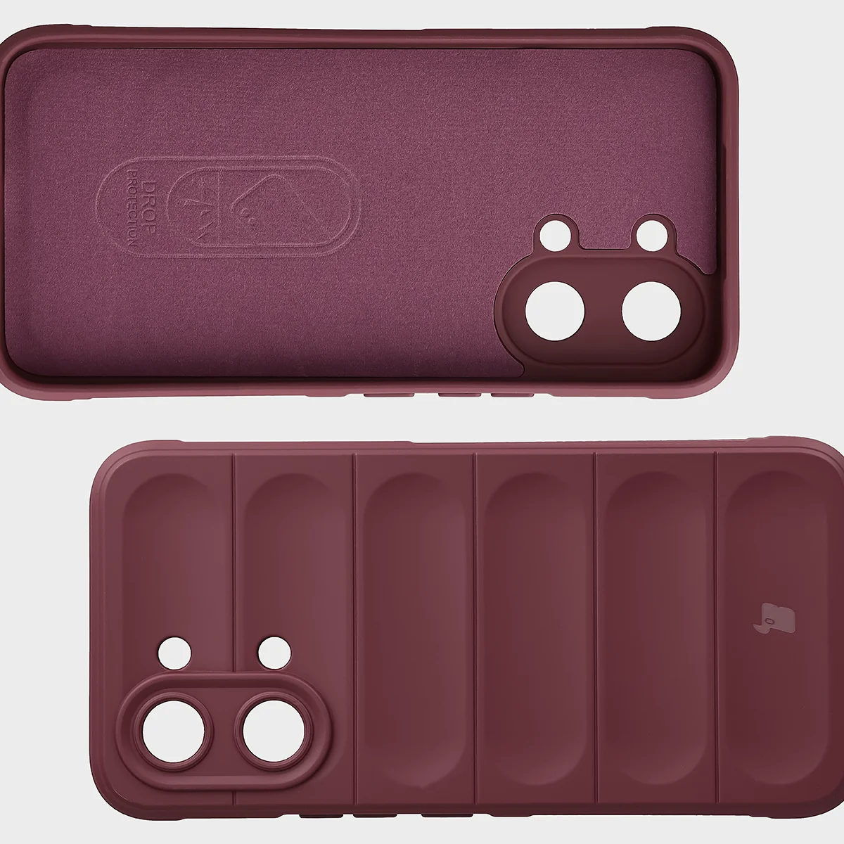 Wyściółka z mikrofibry, wyżłobienia na pleckach i wzmocnione narożniki w etui Bizon Case Tur do Xiaomi POCO X8 Pro Max