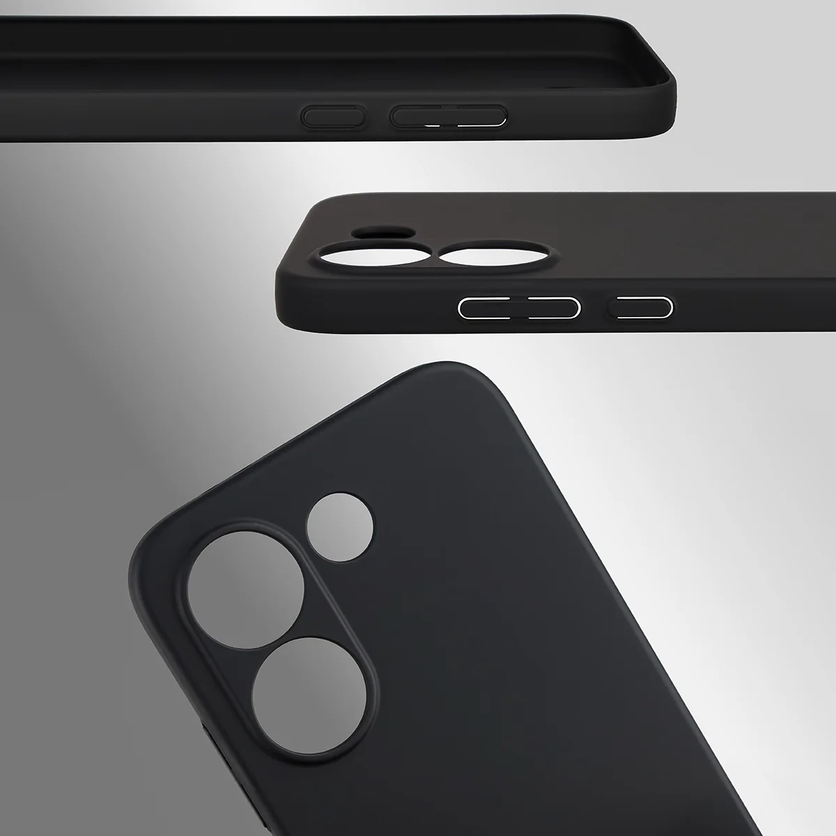 Dedykowane wycięcia i podwyższone krawędzie aparatu i ekranu w etui Bizon Case Łupka do Xiaomi POCO X8 Pro