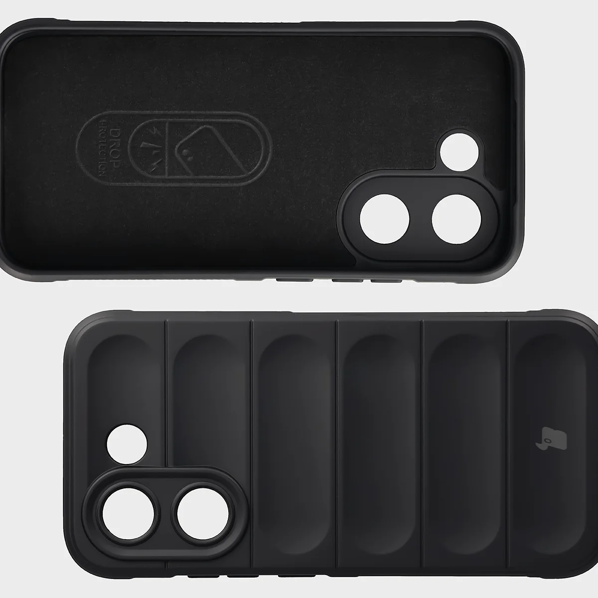 Wyściółka z mikrofibry, wyżłobienia na pleckach i wzmocnione narożniki w etui Bizon Case Tur do Xiaomi POCO X8 Pro