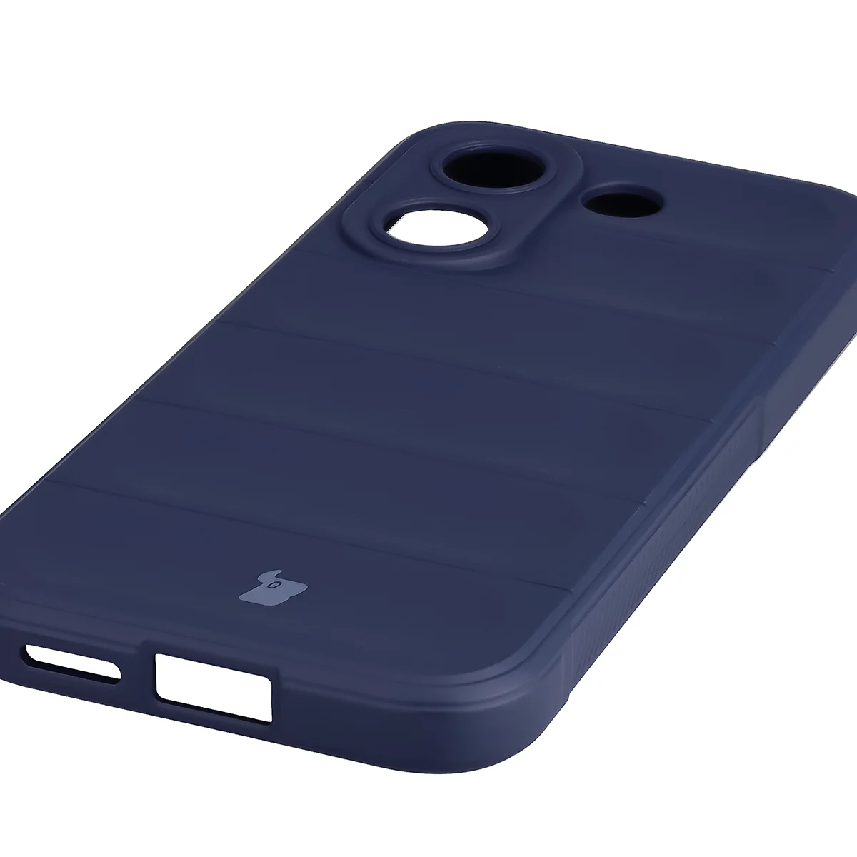Precyzyjne wycięcia i kompatybilność z ładowaniem indukcyjnym w etui Bizon Case Tur do Xiaomi POCO X8 Pro