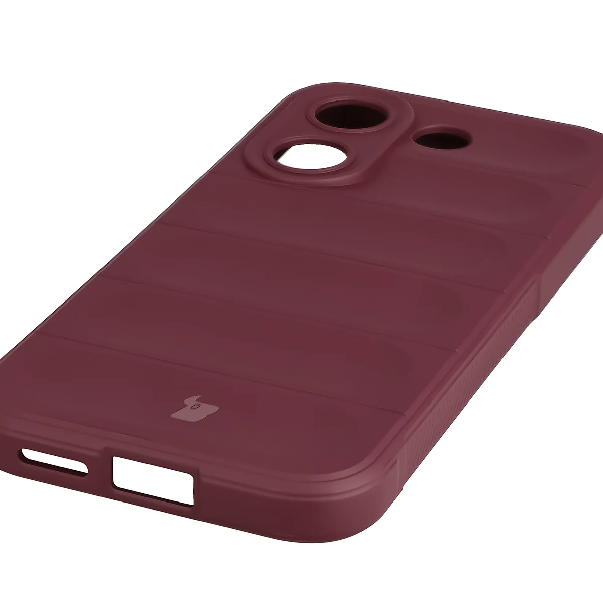 Precyzyjne wycięcia i kompatybilność z ładowaniem indukcyjnym w etui Bizon Case Tur do Xiaomi POCO X8 Pro