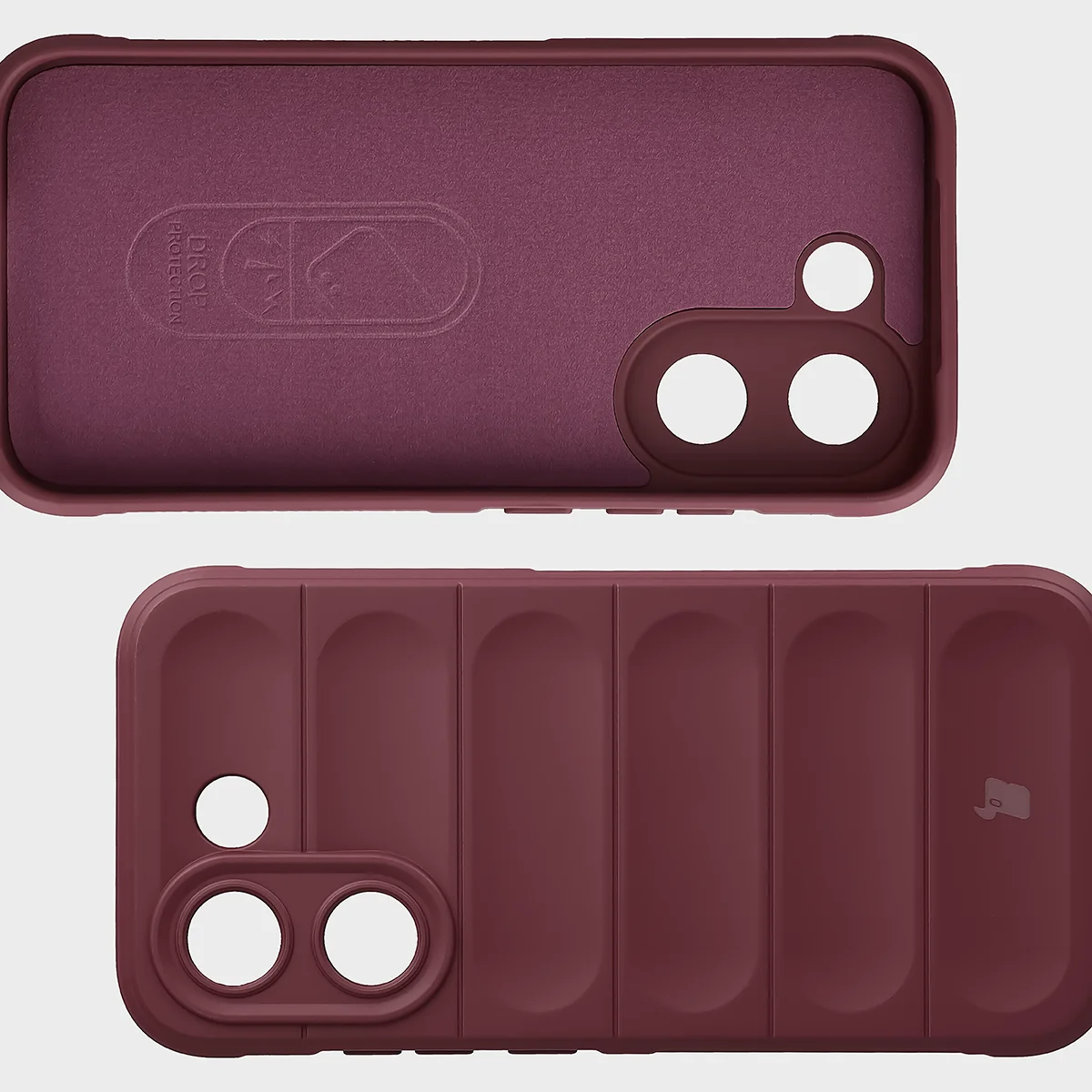 Wyściółka z mikrofibry, wyżłobienia na pleckach i wzmocnione narożniki w etui Bizon Case Tur do Xiaomi POCO X8 Pro