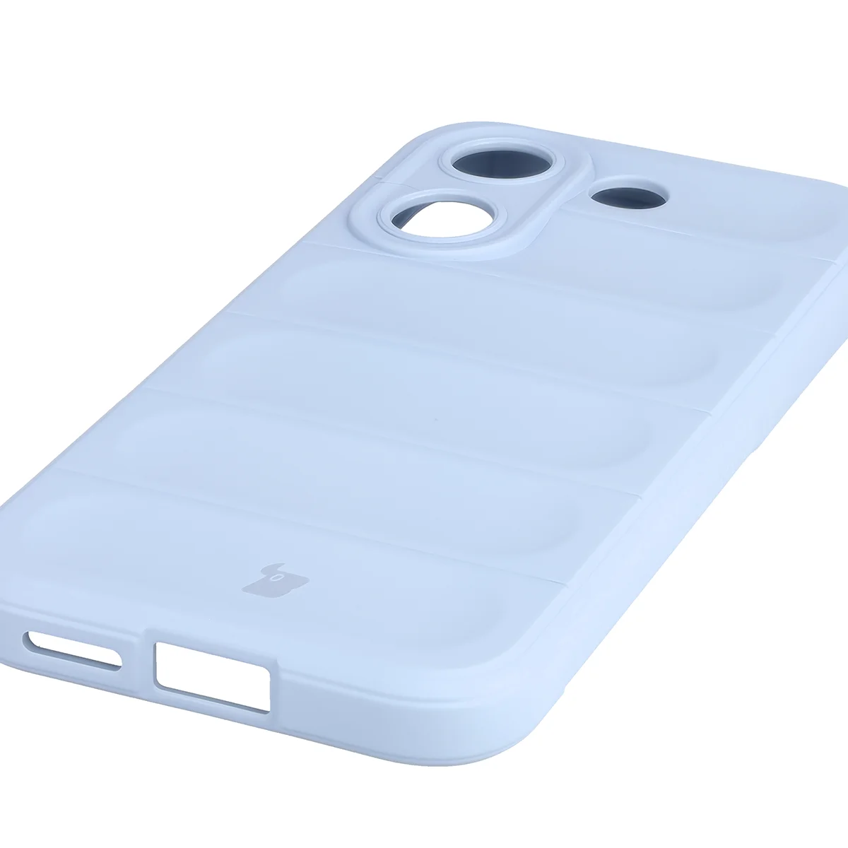 Precyzyjne wycięcia i kompatybilność z ładowaniem indukcyjnym w etui Bizon Case Tur do Xiaomi POCO X8 Pro