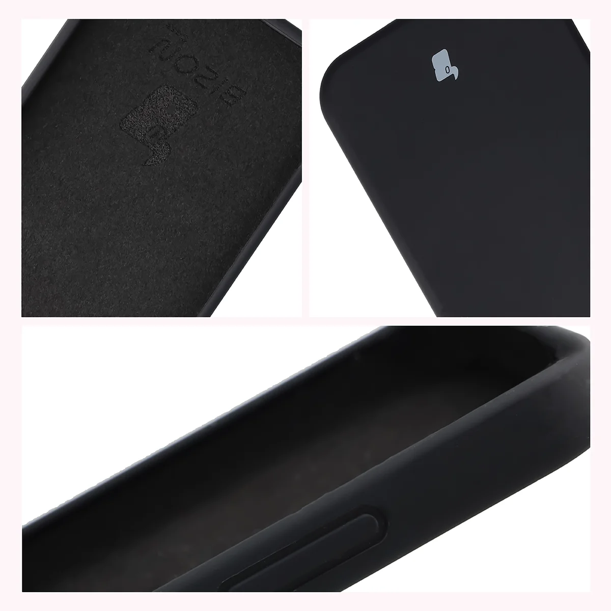 Konstrukcja etui Bizon Soft Case: zintegrowane osłony, podwyższone krawędzie i wyściółka z mikrofibry do Xiaomi POCO X8 Pro